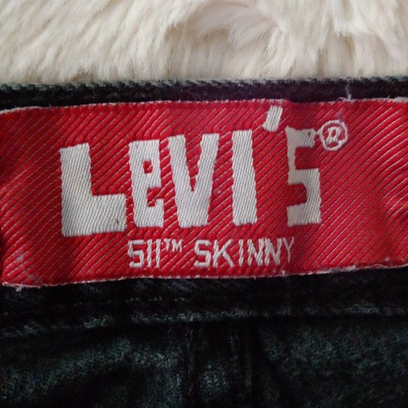 Levi's 511 Vintage washed out black size 16 regular 29x28 Skinny high waist - Picture 7 of 9